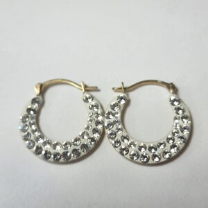 10K Crystal Earrings