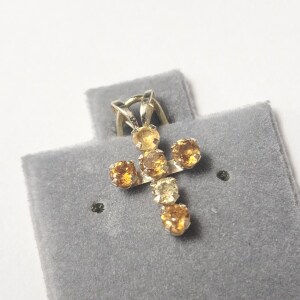 10K Citrine(0.4ct) Pendant