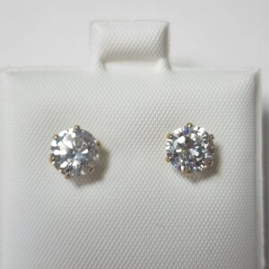 10K CZ Earrings