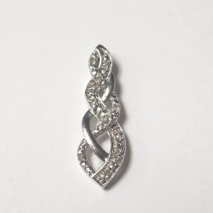 Silver Diamond Pendant
