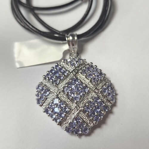 Silver Tanzanite Necklace