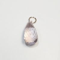 10K Amethyst Briolette(4ct) Pendant