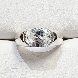 Silver CZ Ring