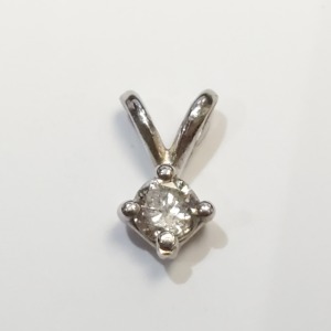 $1000 14K Diamond (.15Ct, I2, H) Pendant