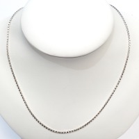 Silver 16" Rhodium Plated Chain