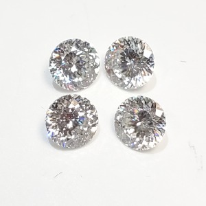 4 Laser Cut Moissanite (Test Like Diamond)(4ct)