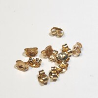 10K Pack Of 12 Butterfly 0.7G Earring Backs