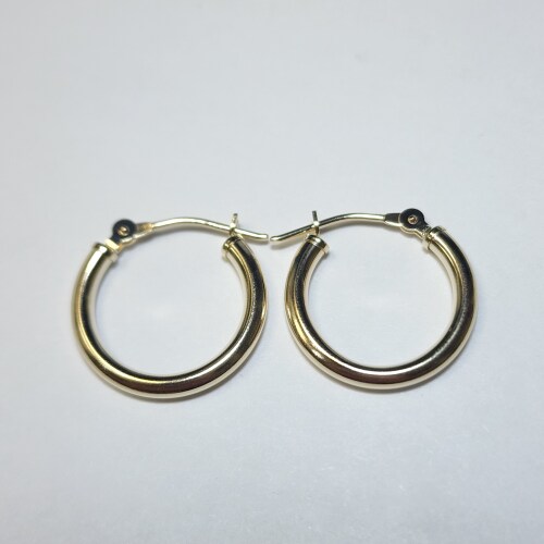 14K Hoop 0.5" 0.67G Earrings