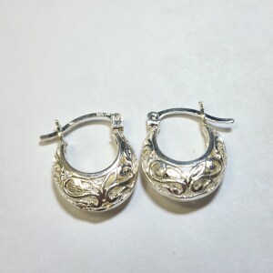 Silver Hoop Earrings