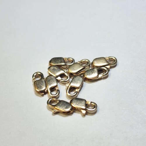 14K Yellow Gold Filled Pack Of 10 2.1G Lobster Clasp