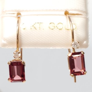 10K Garnet Earrings