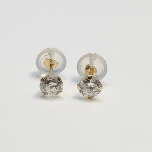 14K CZ Earrings