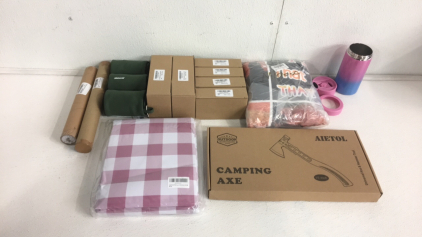 Axe - Blanket - Table Cloth - Canning Lids