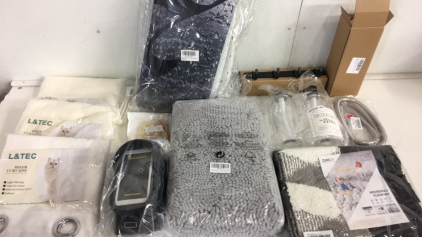 Floor Mats - Pump Bottles - Shower Curtain Kit - Sheer Curtains
