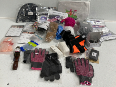 Eyeshadow Stencil, Hair Brush, Headbands, Fake Nails, Dog Harness, Gloves and More