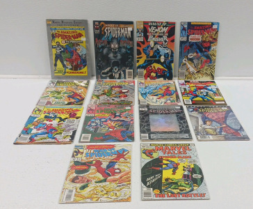 (11) Issues Of Spider-Man Comic Books