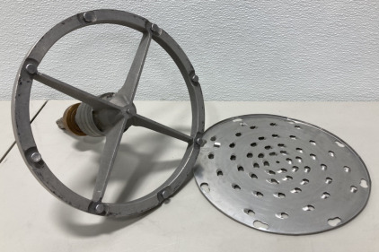 (1) Alfa International VS-12DH Disc Holder For Grater Shredder W/ One Grater Plate