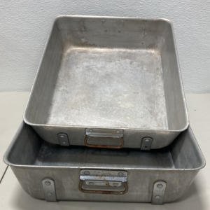 (2) Commercial Kitchen Pans 18&rdquo;x 13&rdquo;x 4-1/2&rdquo;