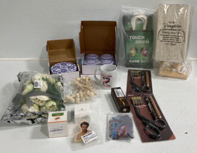Lamp, Scented Candles, Mug, Artificial Flowers, and More