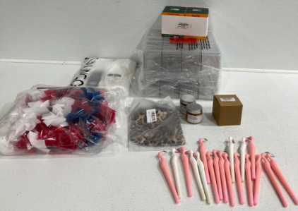 Flamingo Pens, 4th Of July Decor, Shirt, Storage Bins, Waz Beads, Canning Lids and More