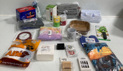 Earplugs, Coffee Capsules, Mug, Organizers, Pet Hammack, T-Shirt, Pet Outfit, Stickers, Water Bottle, Purse and More