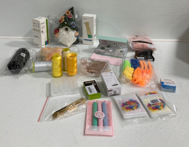 Nail Files, Face Roller, Knome Decor, Desk Lamp, Mascara, Eyebrow Tattoo and More