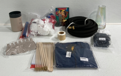 Glass Vase, 4th Of Juy Decor, Hose, Movie, Tape Lables and More