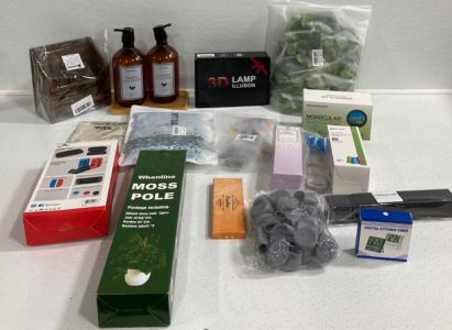 Apathocary Bottles, 3D Lamp, Artificial Flowers, Moss Poles, Ear Plugs, Kitchen Timer and More