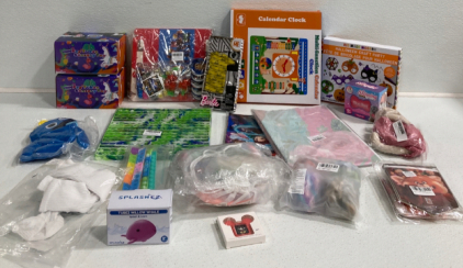 Plush Toy, Sensory Toys, Fidget Toys, Calender Clock, Mask Craft Kit, Party Supplies and More