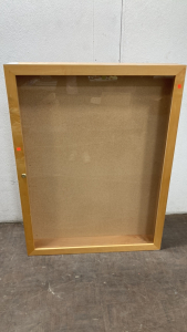 Large Wood Trophy Case w/ Glass Door