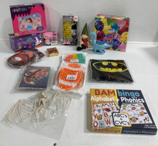 Fake Makeup Set, Plush Toy, Sensory Toys, Fidget Toys, Pokémon Cards, Statues And More