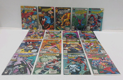 (17) Spider-Man Comic Books
