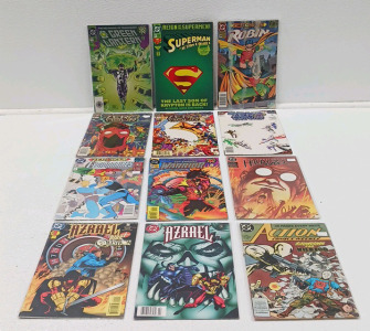 (12) DC Comics Including Green Lantern, Zero Hour, And Several More