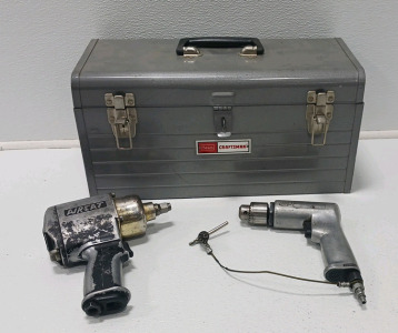 Craftsman Tool Box With, (2) Impact Wrenchs