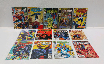(13) Spider-Man Comic Books Including Spider-Man Saves Daredevil