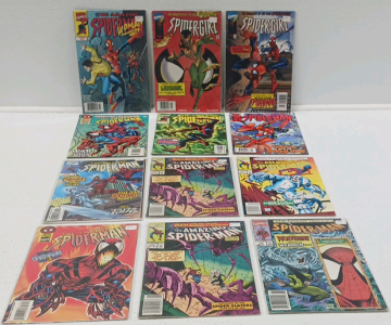 (12) Spider-Man Comic Books