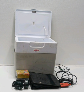 Koolatron Electric Cooler, DVD + RW, Sound Canceling Headphones And More