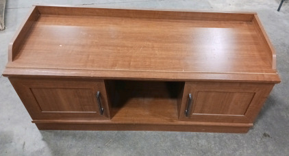 Bench With Cupboard Doors