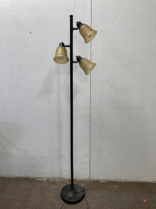 Tall Lamp With Three Light Fixtures