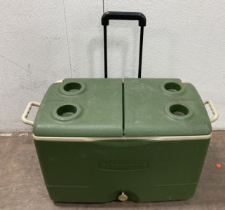 Rubbermaid Rolling Cooler