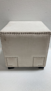 Upholstered Cube Ottoman