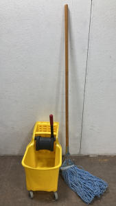 Mop and Rolling Bucket