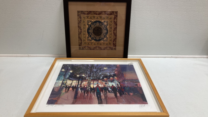 Square Framed Wall Decor, Framed Signed &ldquo;Sweet Success&rdquo; Print