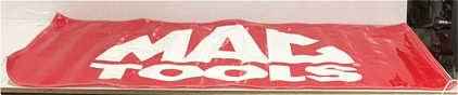 Mac Tools 72” x 36” Large Red Banner