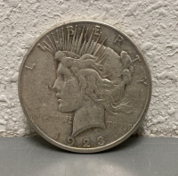 1923 Silver Peace Dollar - Verified Authentic