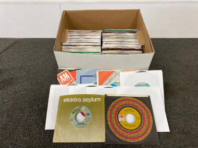 Box of Assorted Records -45s