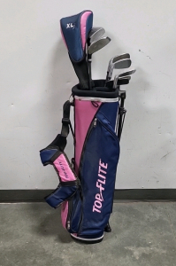 Women's Top Flight Golf Clubs and Golf Bag