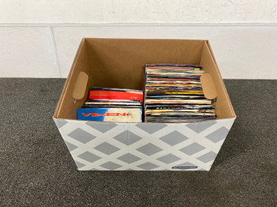 Box Of Assorted Records- 45s