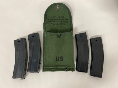 (4) Magazines in a U.S. Pouch