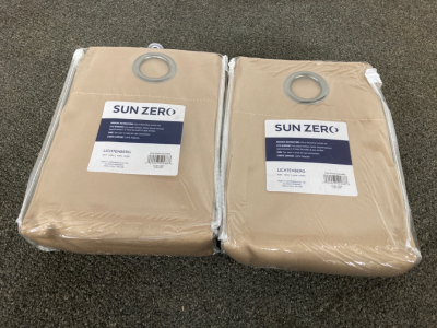 Sun Zero Polyester Curtains